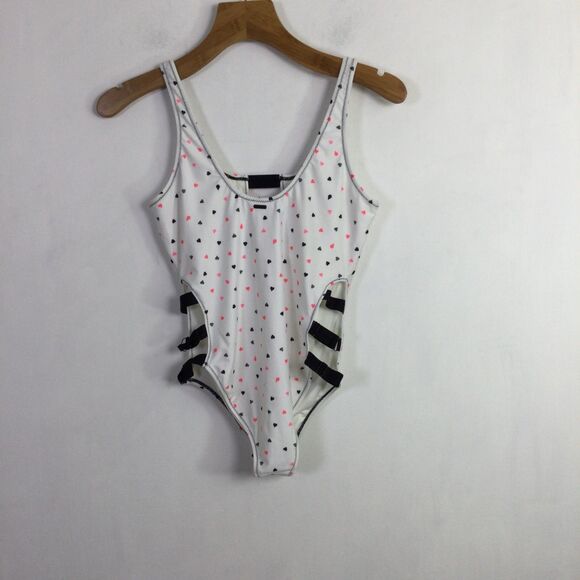 Volcom Womens Heartache One Piece Swimsuit Sleeveless Stretch White Size S NWT - Picture 11 of 16